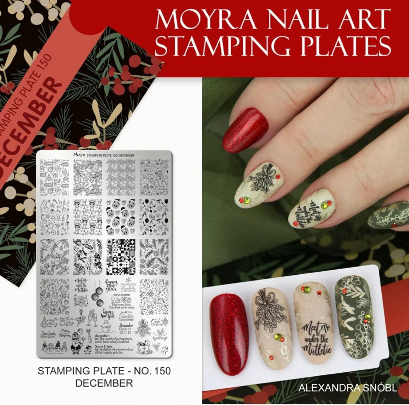 Moyra Stamping Plate 150 December