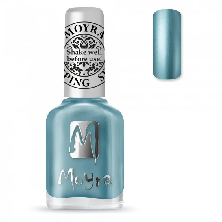 Moyra Stamping Nail Polish Chrome Blue