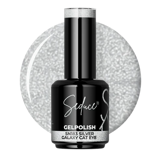 SN183 8D Silver Galaxy Cat Eye | HEMA Free