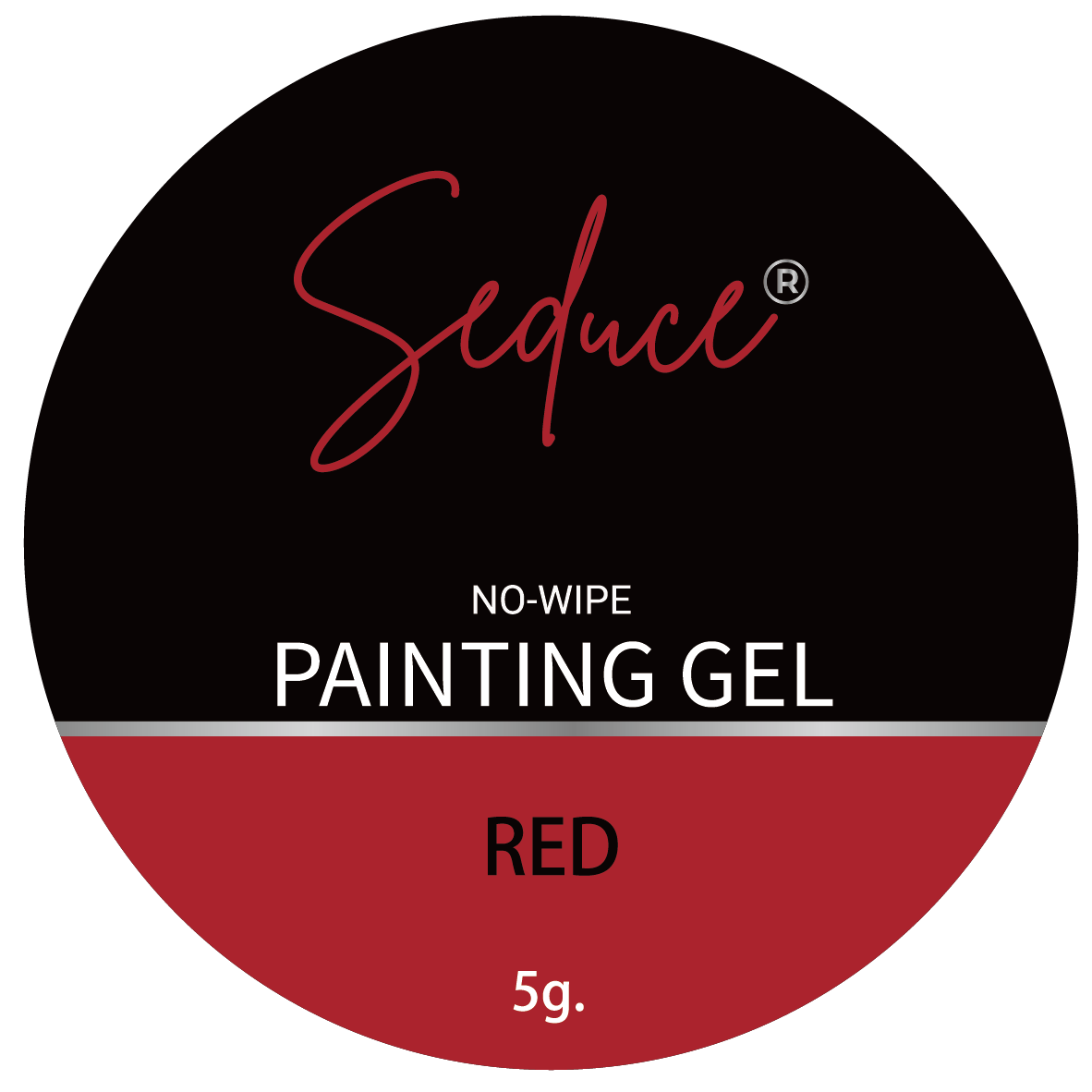 Seduce®Painting gel | RED | No-wipe