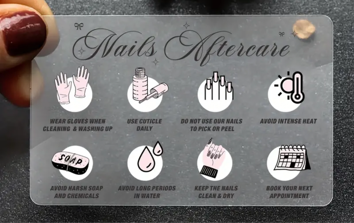 LACCA® Instructiekaartje | ‘Nails Aftercare’