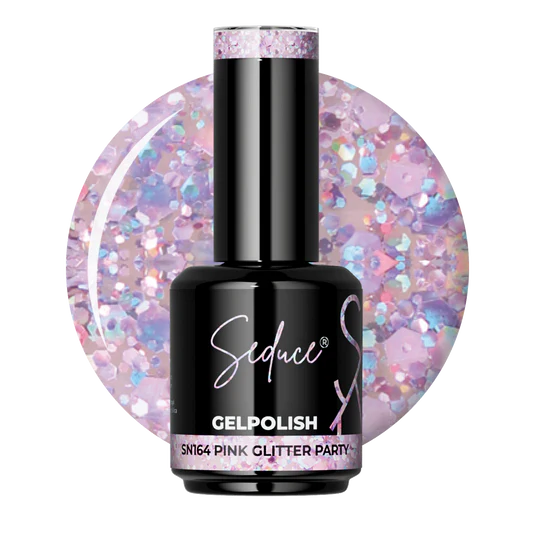 Seduce® Gelpolish | SN164 | Pink Glitter Party