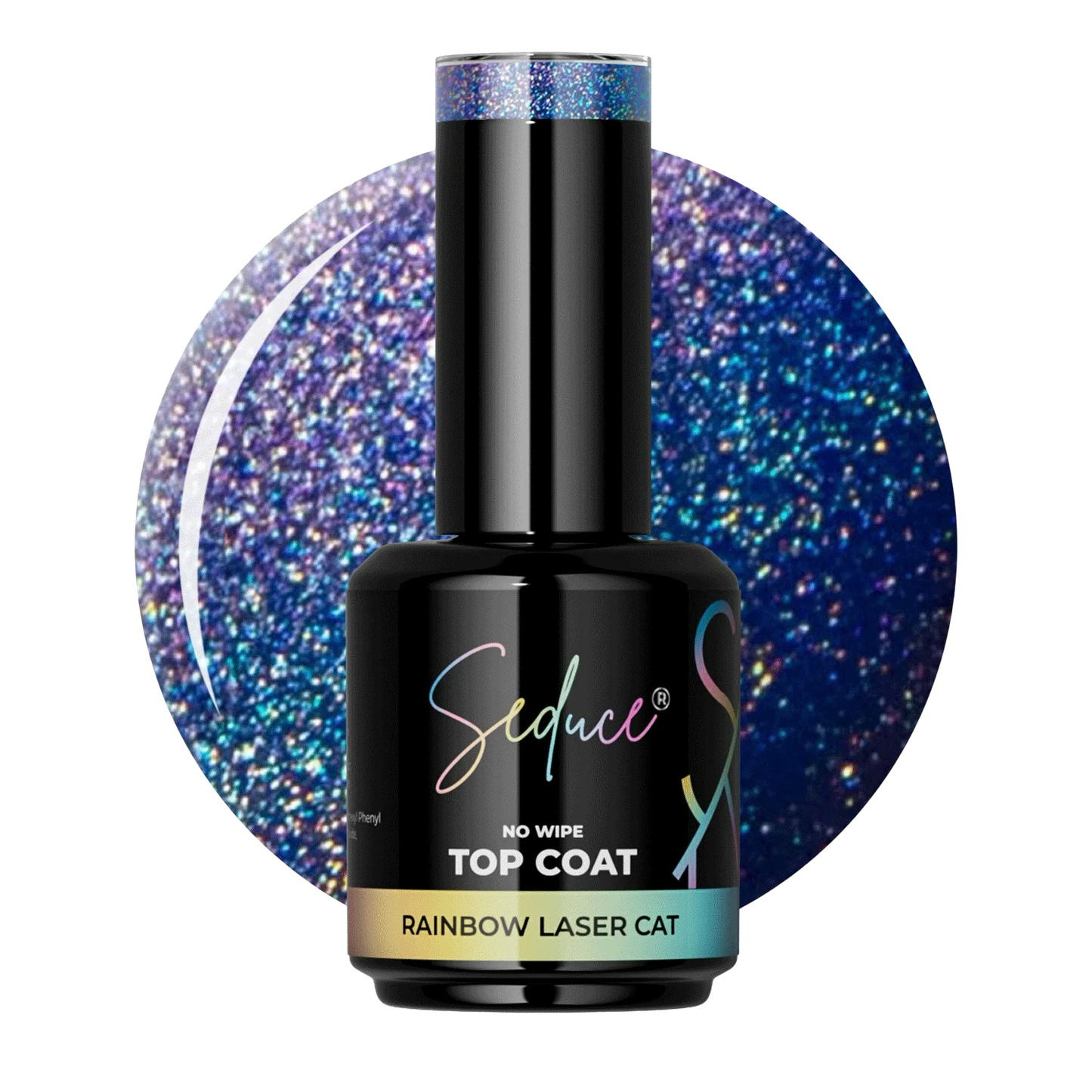 SN Rainbow laser cat eye top coat