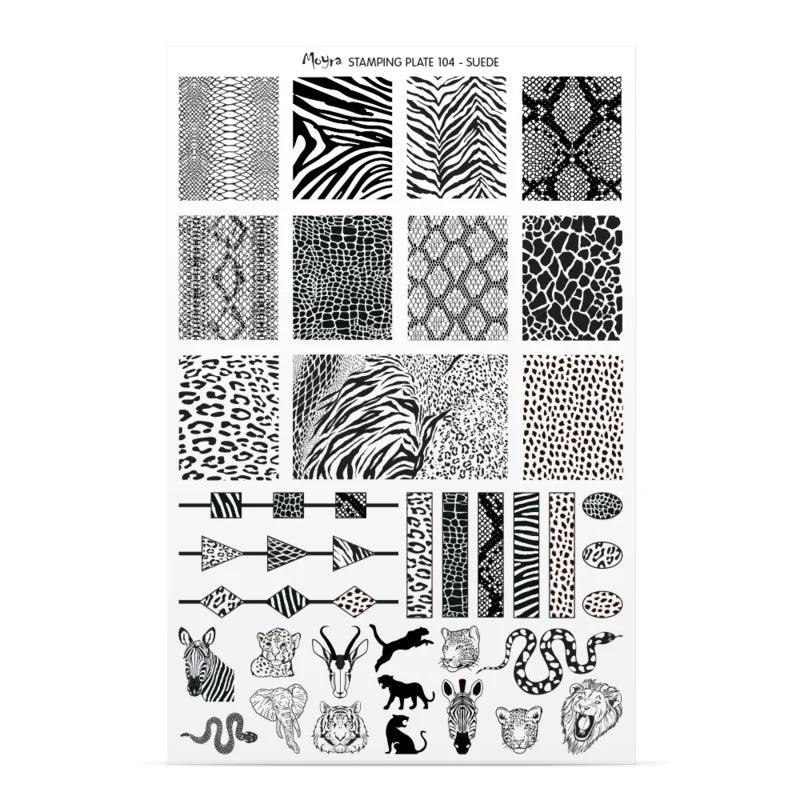 Moyra Stamping Plate 104 Suede
