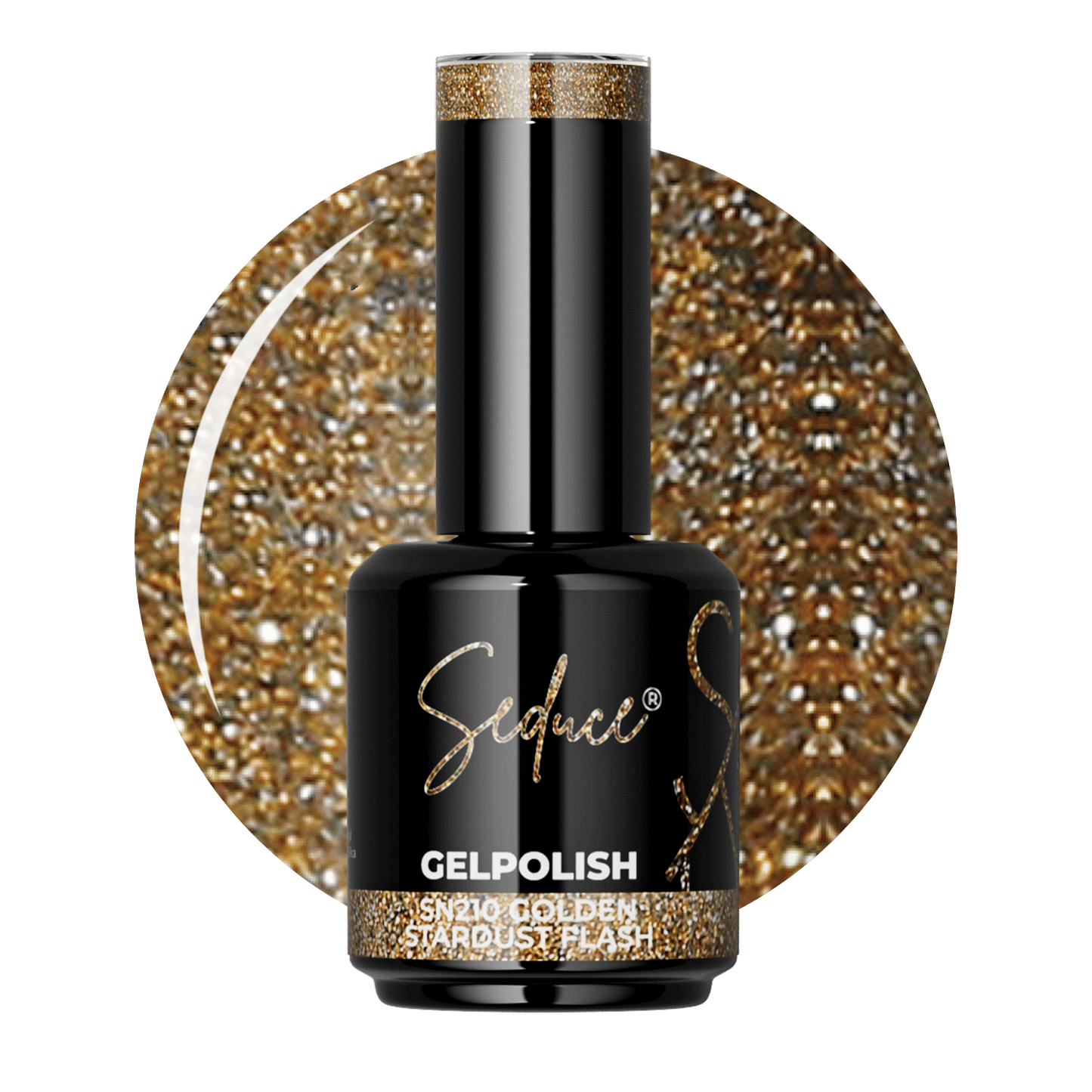 Seduce® Gelpolish | SN210 | Golden Stardust Flash
