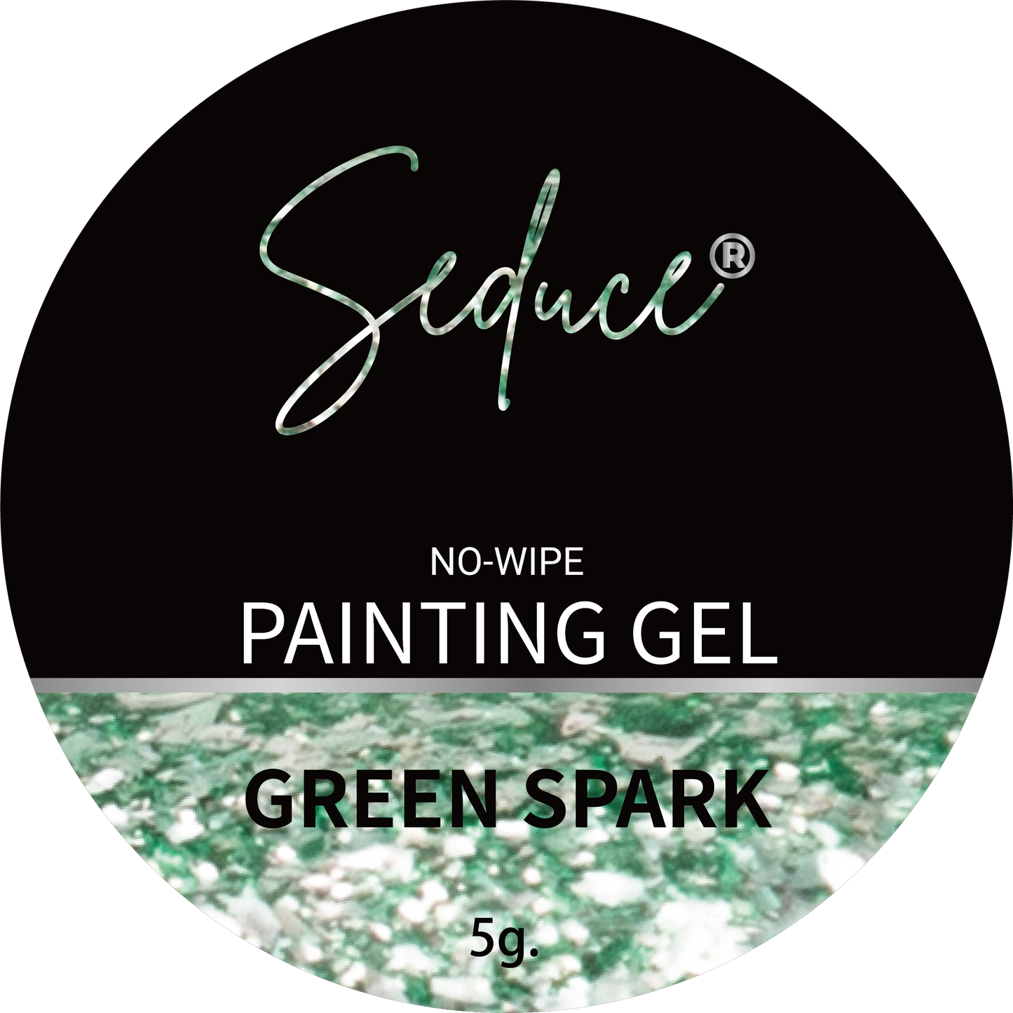Seduce® Painting gel GREEN SPARK HEMA TPO VRIJ