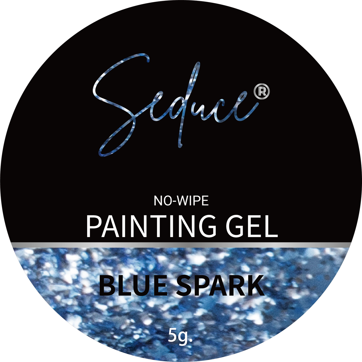 Seduce® Painting gel BLUE SPARK HEMA TPO VRIJ