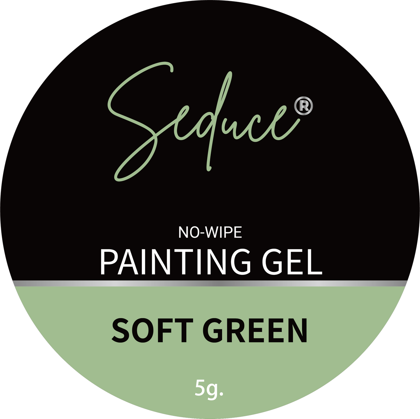 Seduce® Painting gel SOFT GREEN HEMA TPO VRIJ