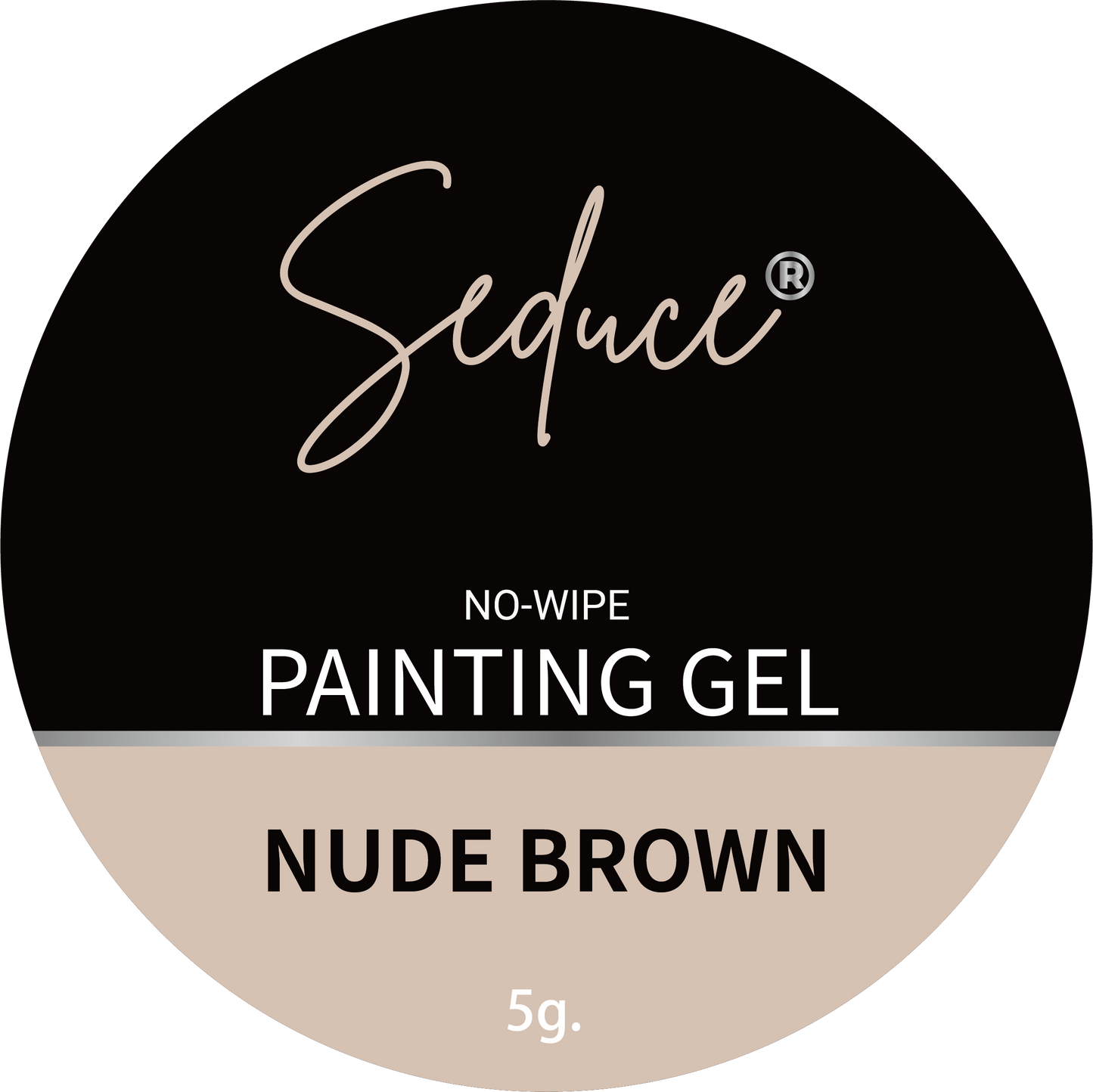 Seduce® Painting gel NUDE BROWN HEMA TPO VRIJ
