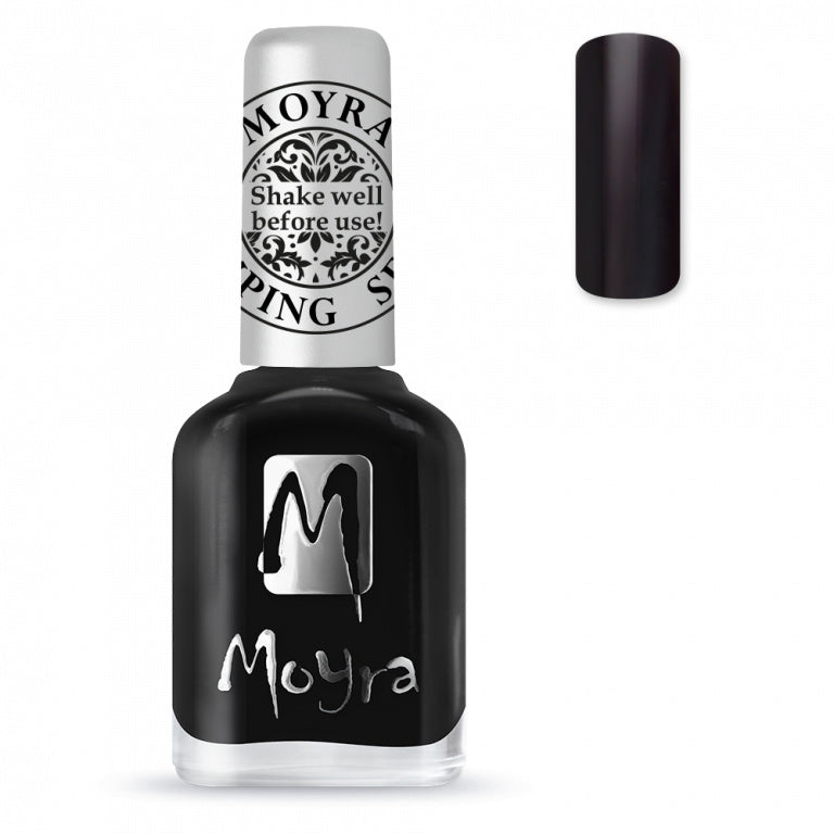 Moyra Stamping Nail Polish Black