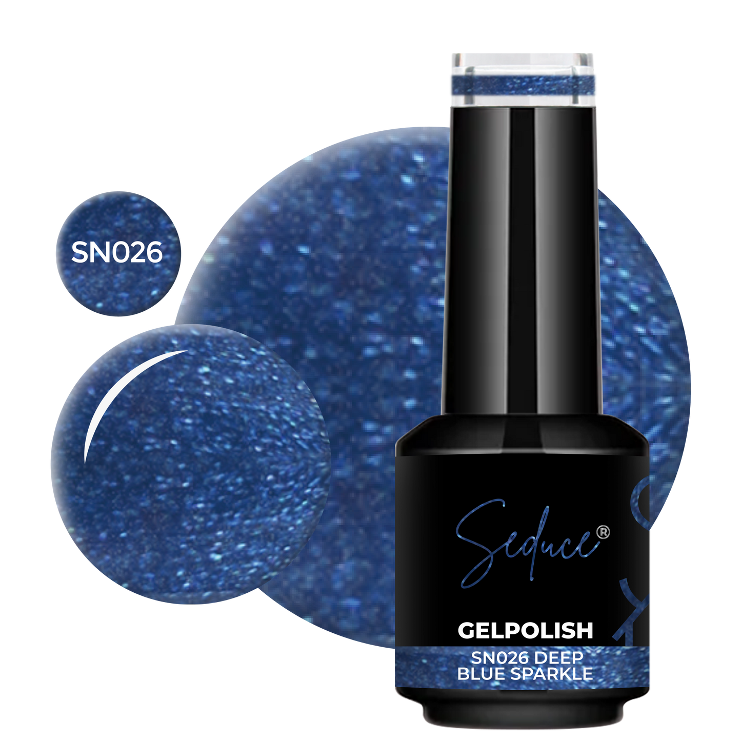 Seduce® Gelpolish | SN026 | Deep Blue Sparkle