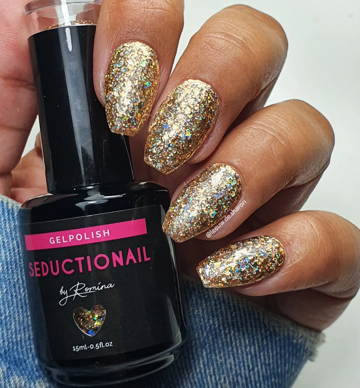 Seduce® Gelpolish | SN188 | Gold Glitter Party