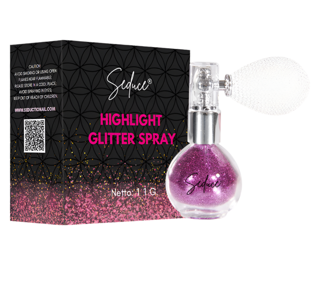 Glitter Highlight Spray - Purple