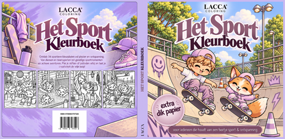 PRE ORDER | LACCA® Coloring | Het Sport Kleurboek