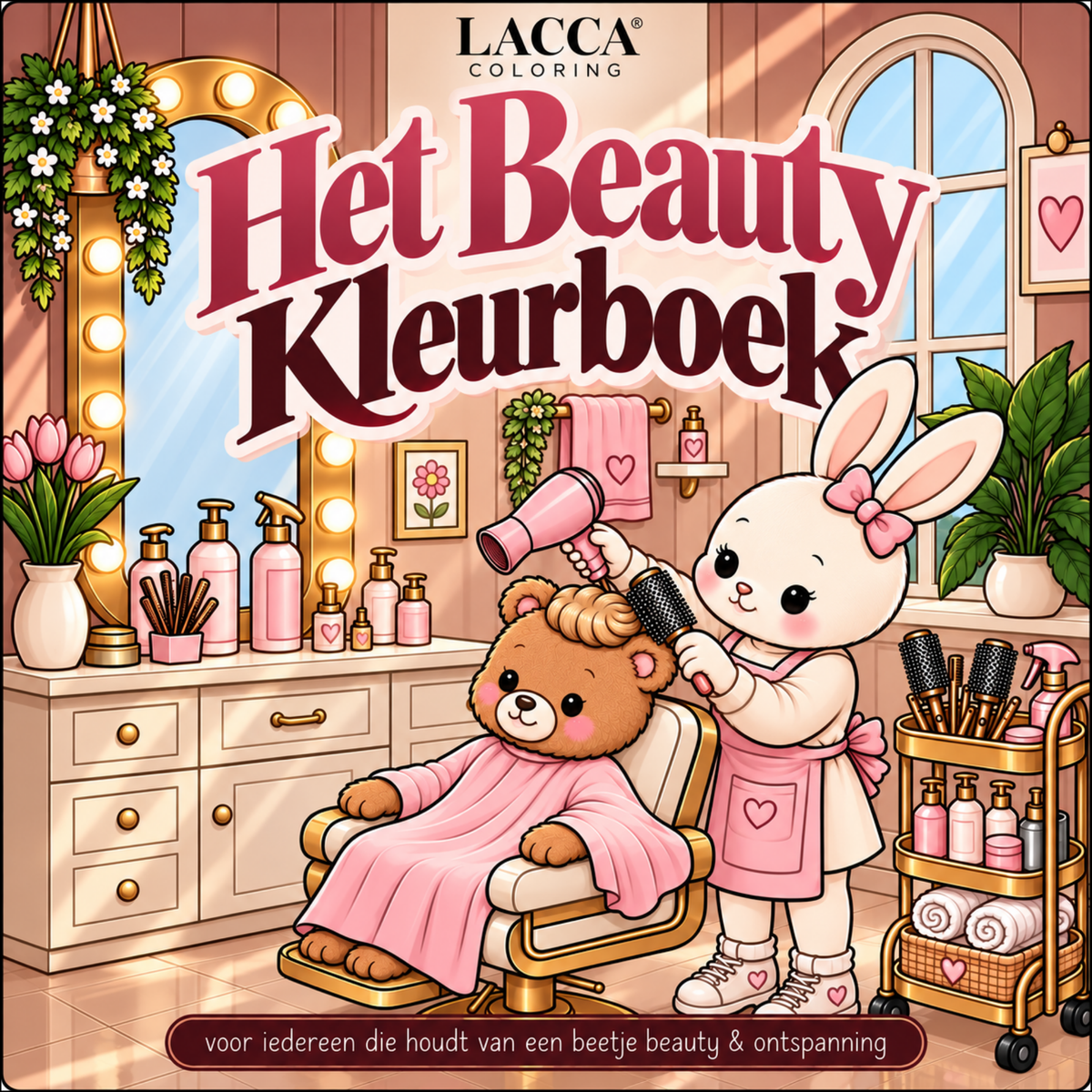 LACCA® Coloring | Het Beauty Kleurboek | PRE ORDER