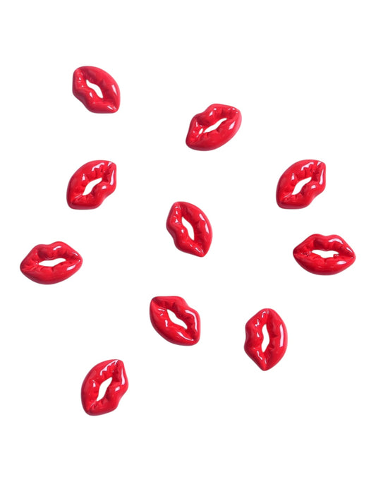 LACCA® Charms | Kissing Lips 10st.