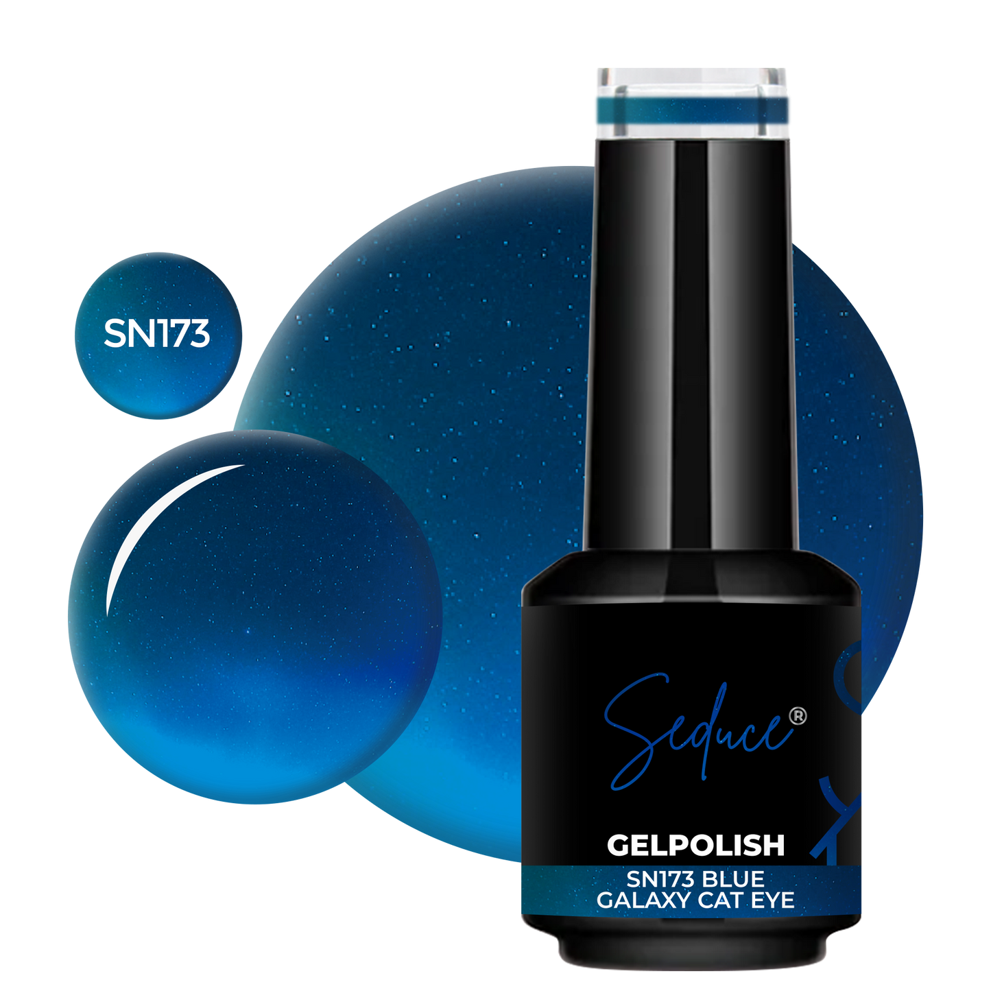 SN173 8D Blaues Galaxie-Katzenauge | HEMA-frei