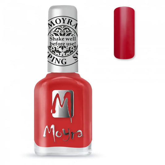 Moyra Stamping Nail Polish Red