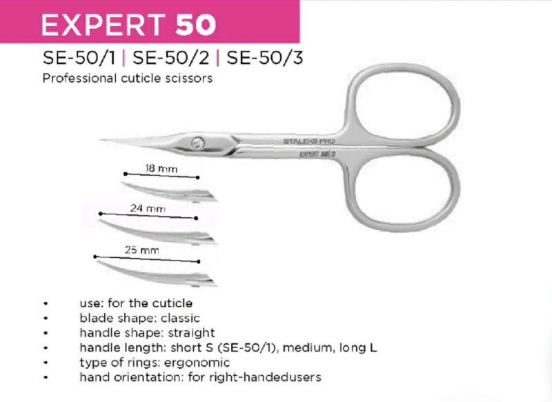 Staleks Expert Cuticle Scissor 50/1