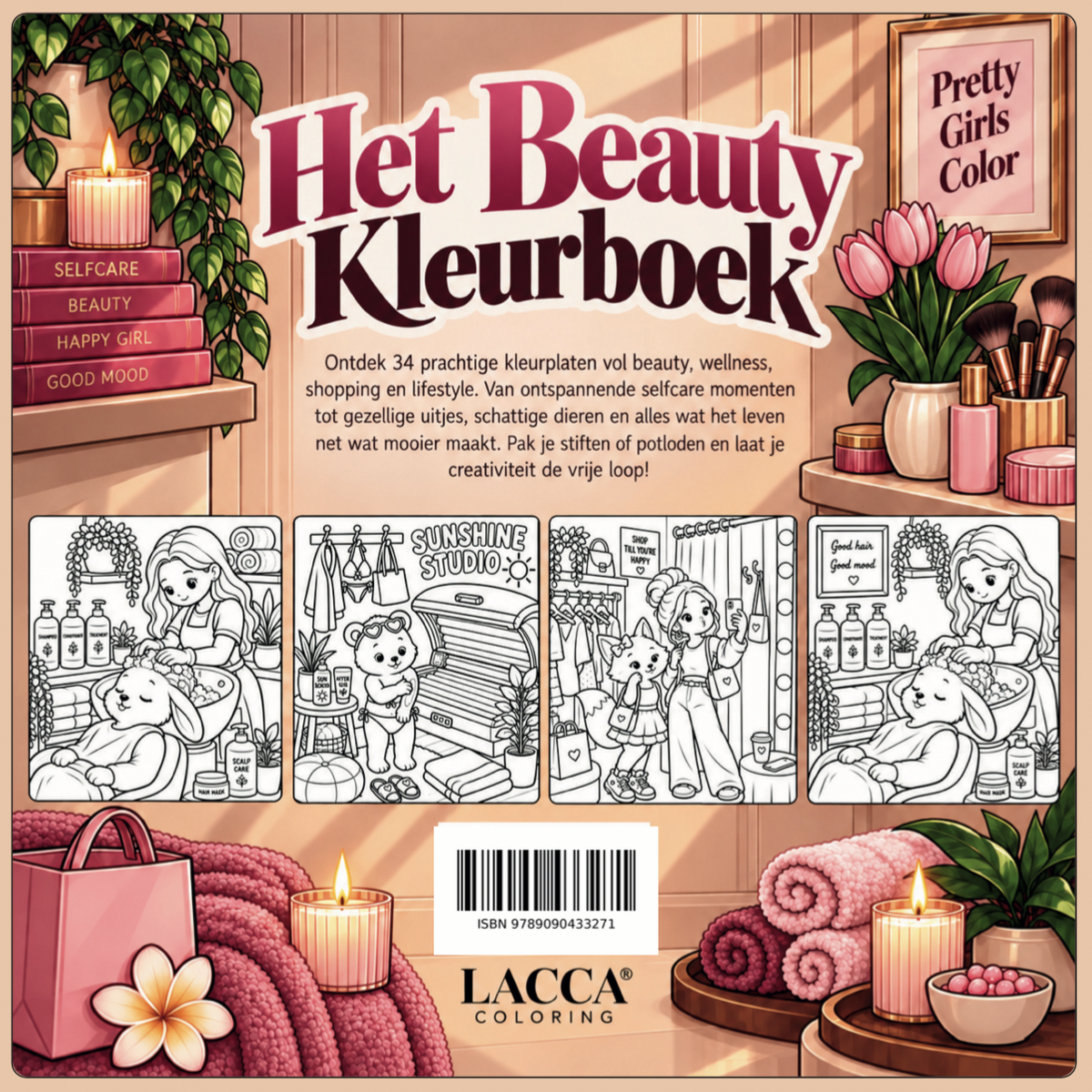 LACCA® Coloring | Het Beauty Kleurboek | PRE ORDER