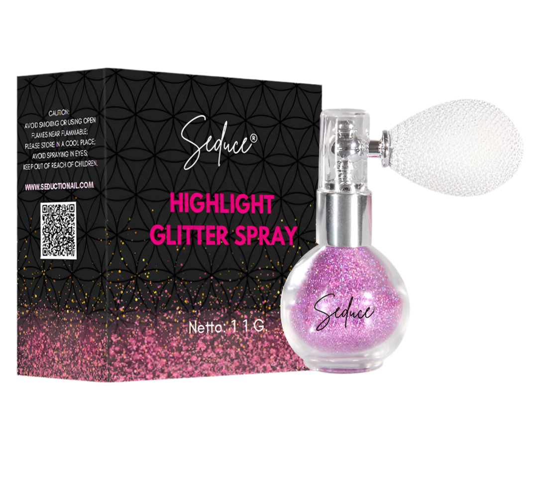 Glitter Highlight Spray - Holographic Light Purple