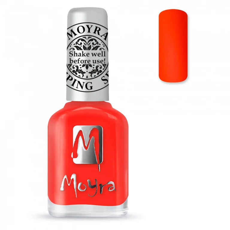 Moyra Stamping Nail Polish Neon Red