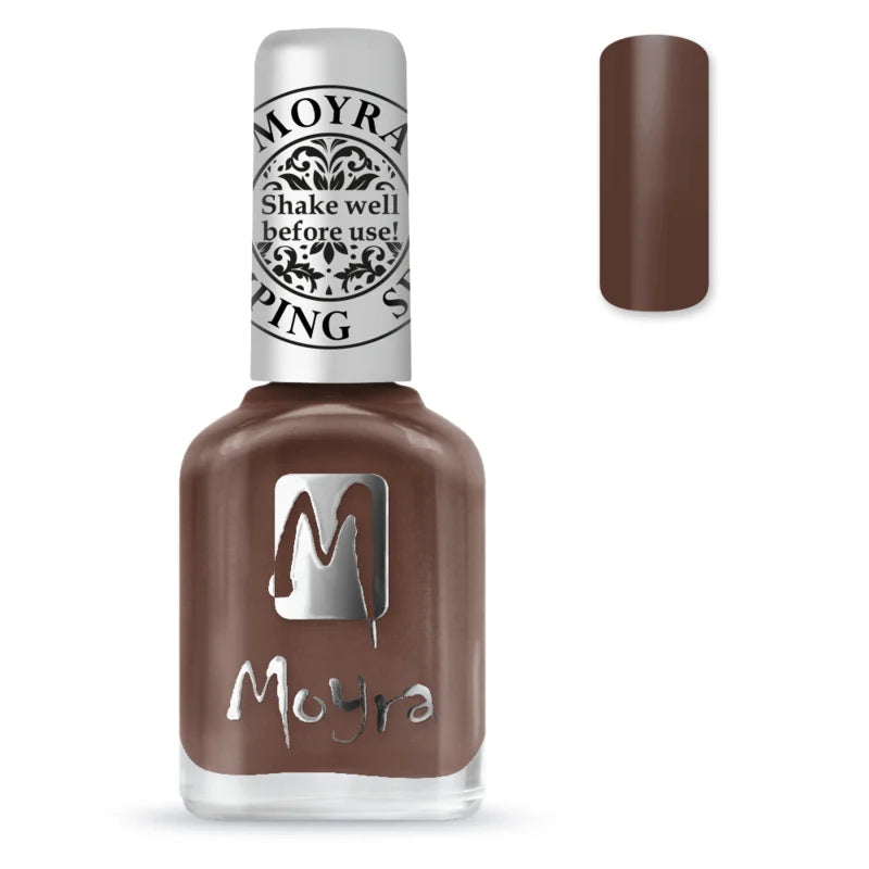 Moyra Stamping Nail Polish Chocolate Brown