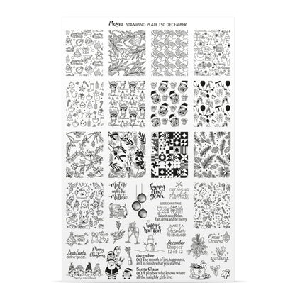 Moyra Stamping Plate 150 December