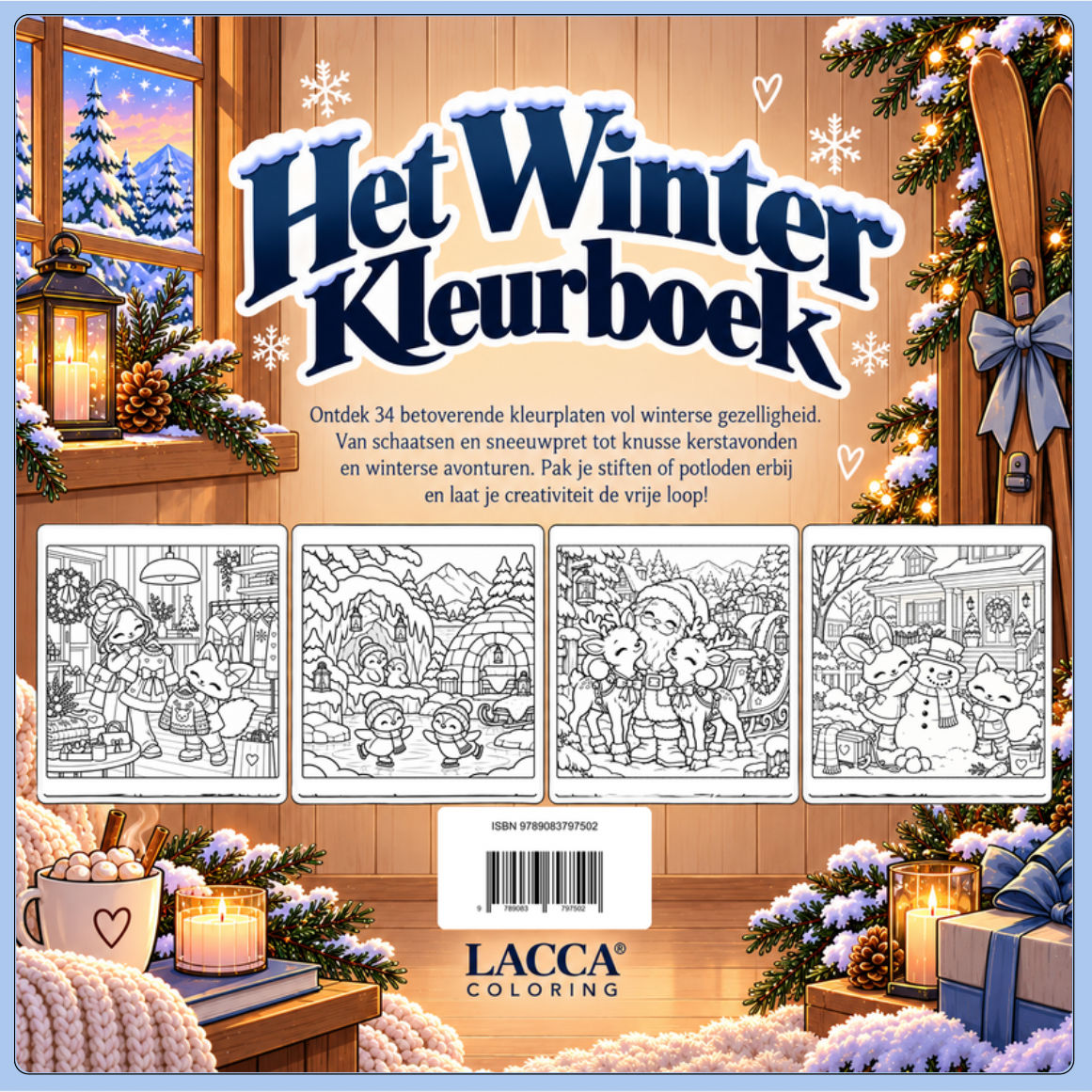 LACCA® Coloring | Het Winter Kleurboek | PRE-ORDER
