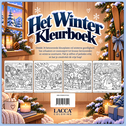 LACCA® Coloring | Het Winter Kleurboek | PRE-ORDER