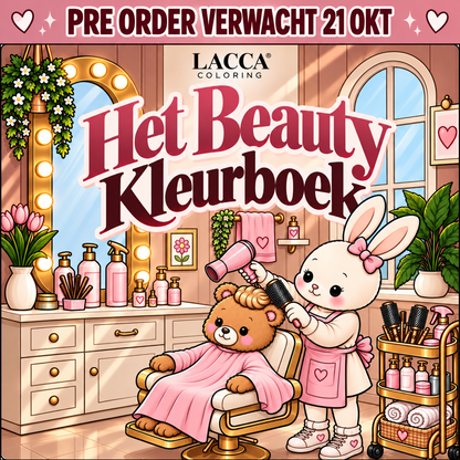 PRE ORDER | LACCA® Coloring | Het Beauty Kleurboek