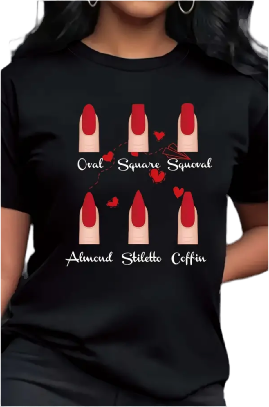 T-shirt ‘Nail Shapes’