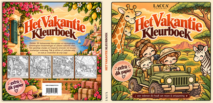 PRE ORDER | LACCA® Coloring | Het Vakantie Kleurboek