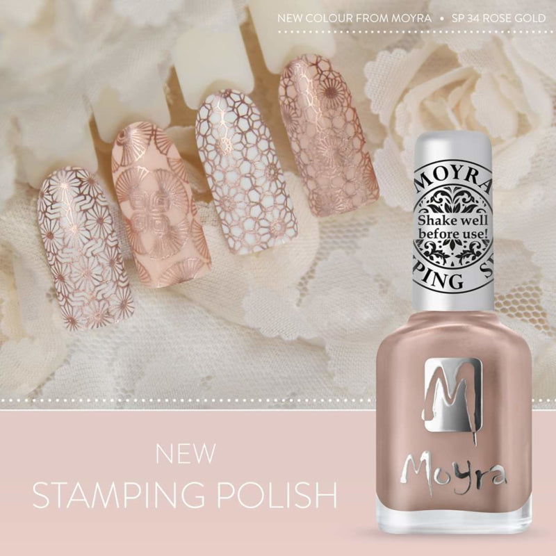 Moyra Stamping Nail Polish Rose Gold