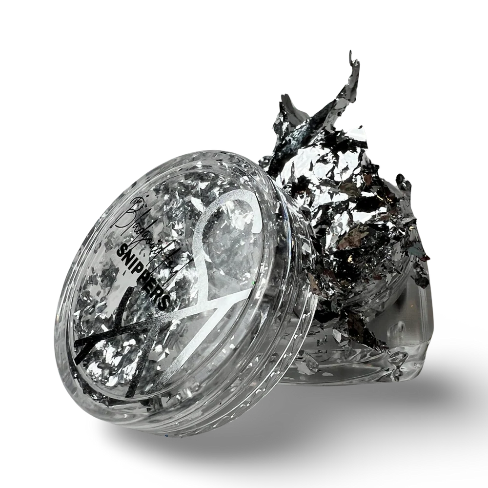 PRE ORDER SN Bladgoud folie snipper - Zilver
