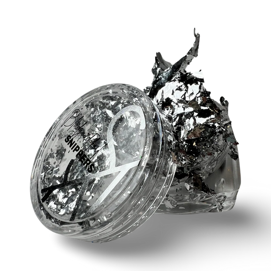 PRE ORDER SN Bladgoud folie snipper - Zilver
