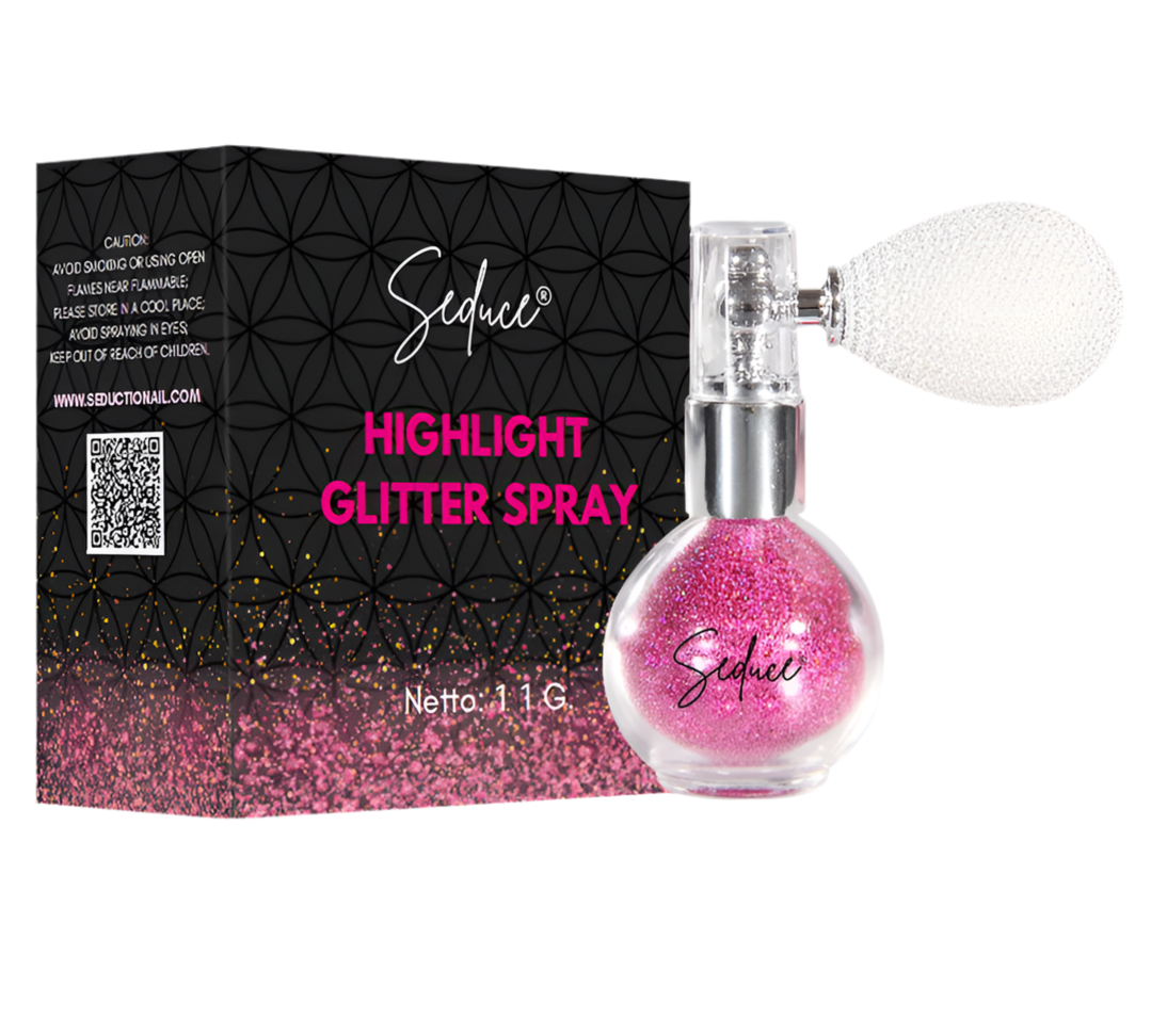 Glitter Highlight Spray - Holographic Pink