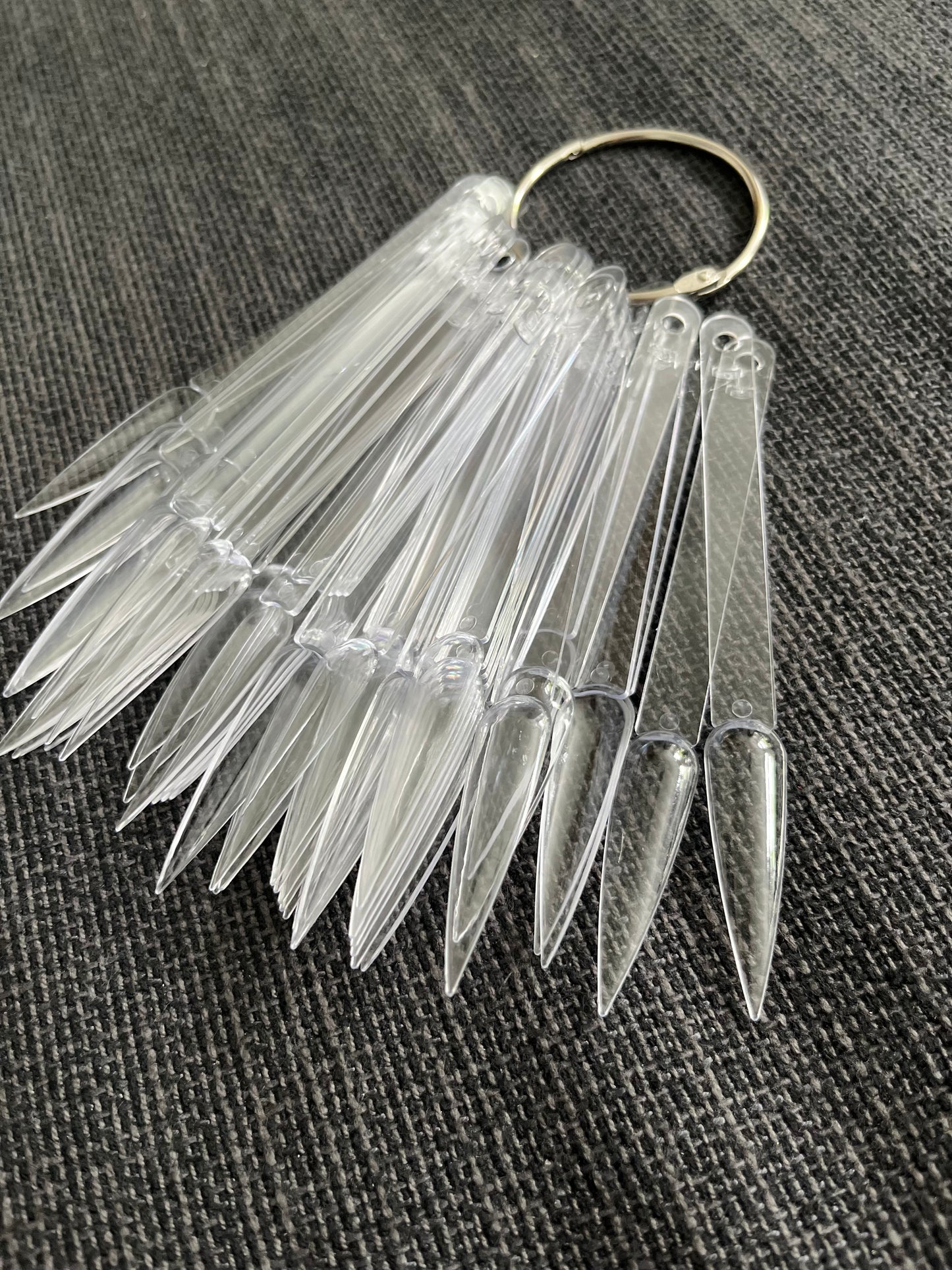 Stiletto Tip Fan/colorpops 50pcs. Clear