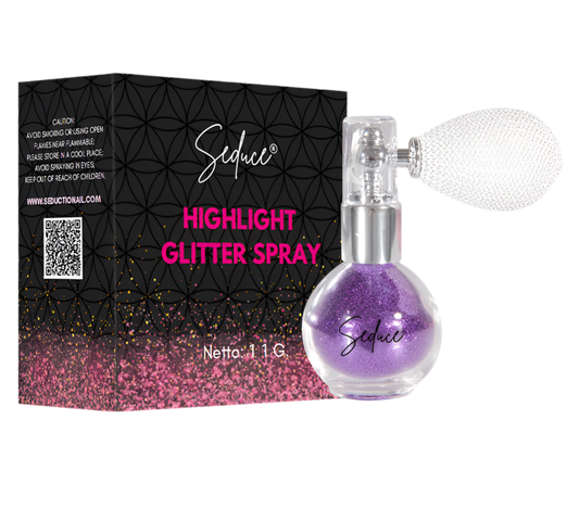 Glitter Highlight Spray - Dark Purple