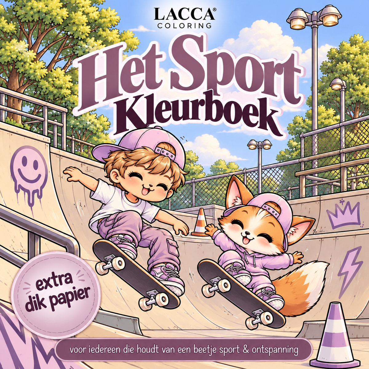 PRE ORDER | LACCA® Coloring | Het Sport Kleurboek