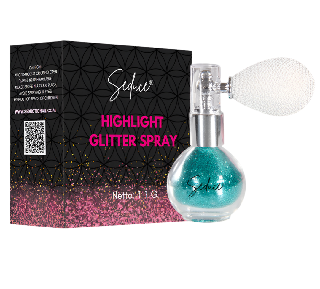 Glitter Highlight Spray - Turquoise