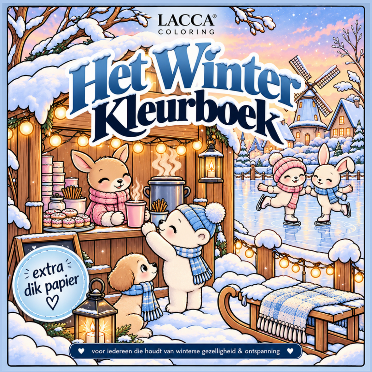 LACCA® Coloring | Het Winter Kleurboek | PRE-ORDER