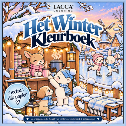 LACCA® Coloring | Het Winter Kleurboek | PRE-ORDER