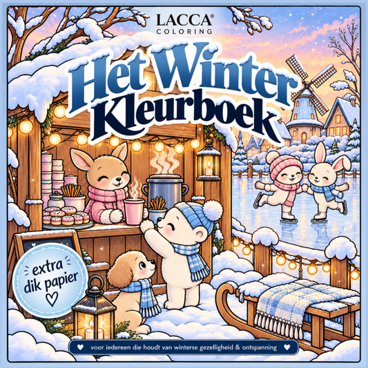 LACCA® Coloring | Het Winter Kleurboek | PRE-ORDER