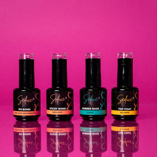 Seduce® Prep + Rubberbase + Top Coat Bundel