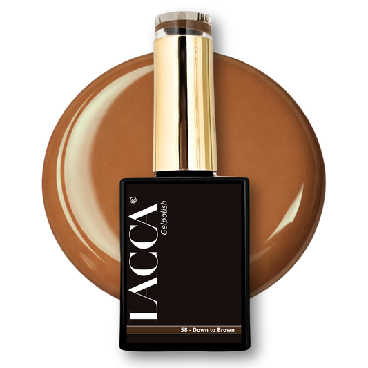 LACCA® Gelpolish 058 - Down to Brown