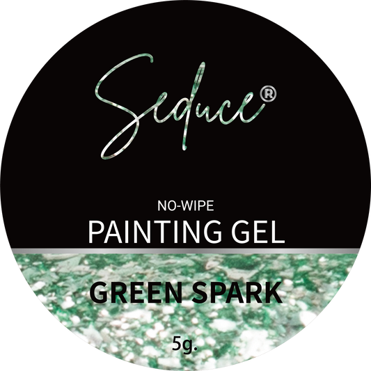 Seduce® Painting gel GREEN SPARK HEMA TPO VRIJ