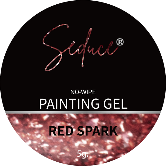 Seduce® Painting gel RED SPARK HEMA TPO VRIJ