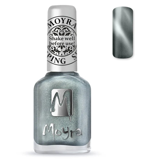 Moyra Stamping Nail Polish Cateye Silver
