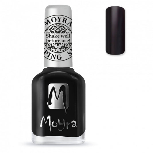 Moyra Stamping Nail Polish Black